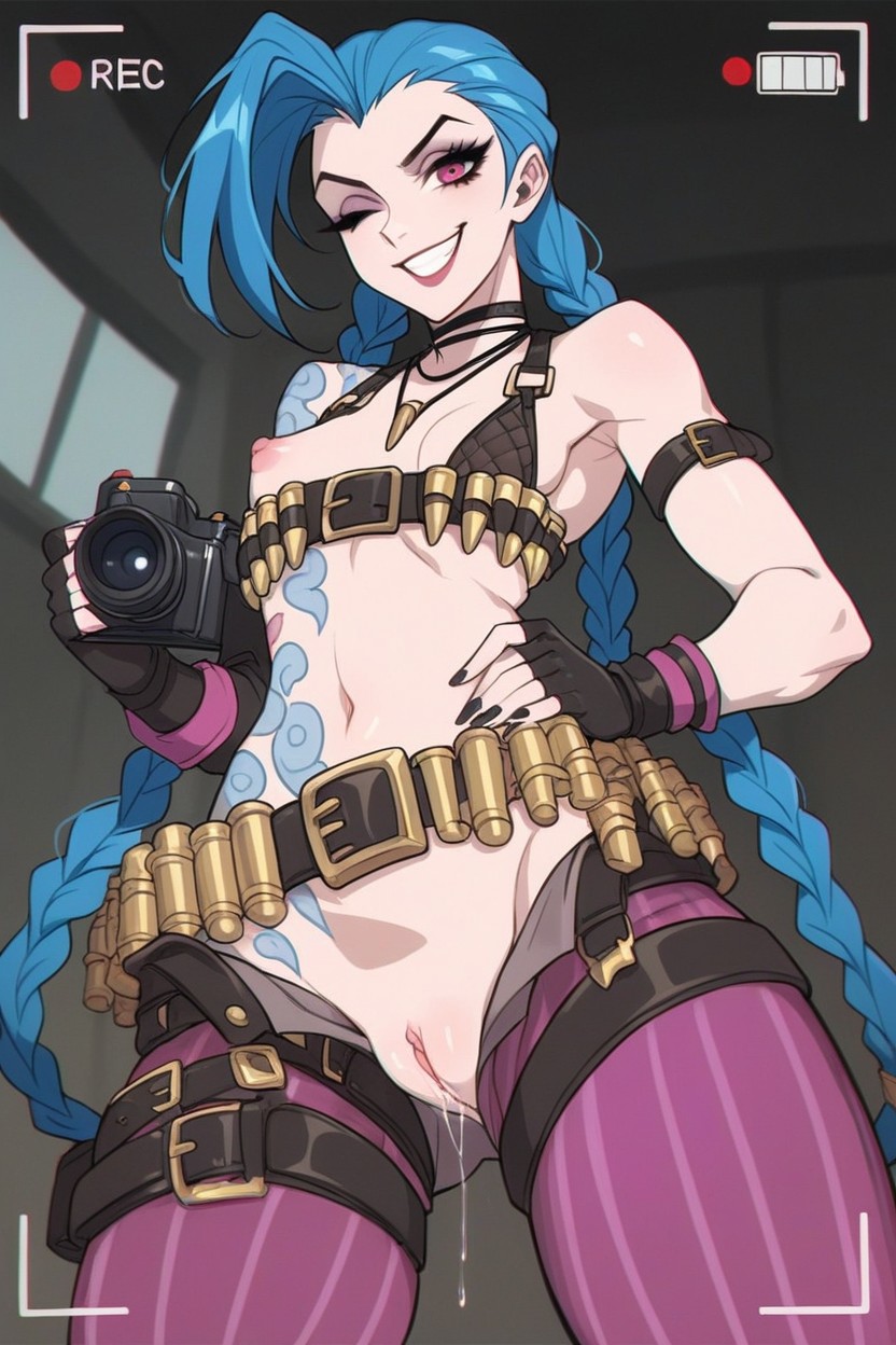 Wink, Blue Hair, Long Hair Hentai AI Porn
