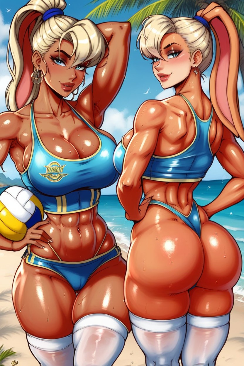 Fit, 25+, No Bunny Ears AI Porn