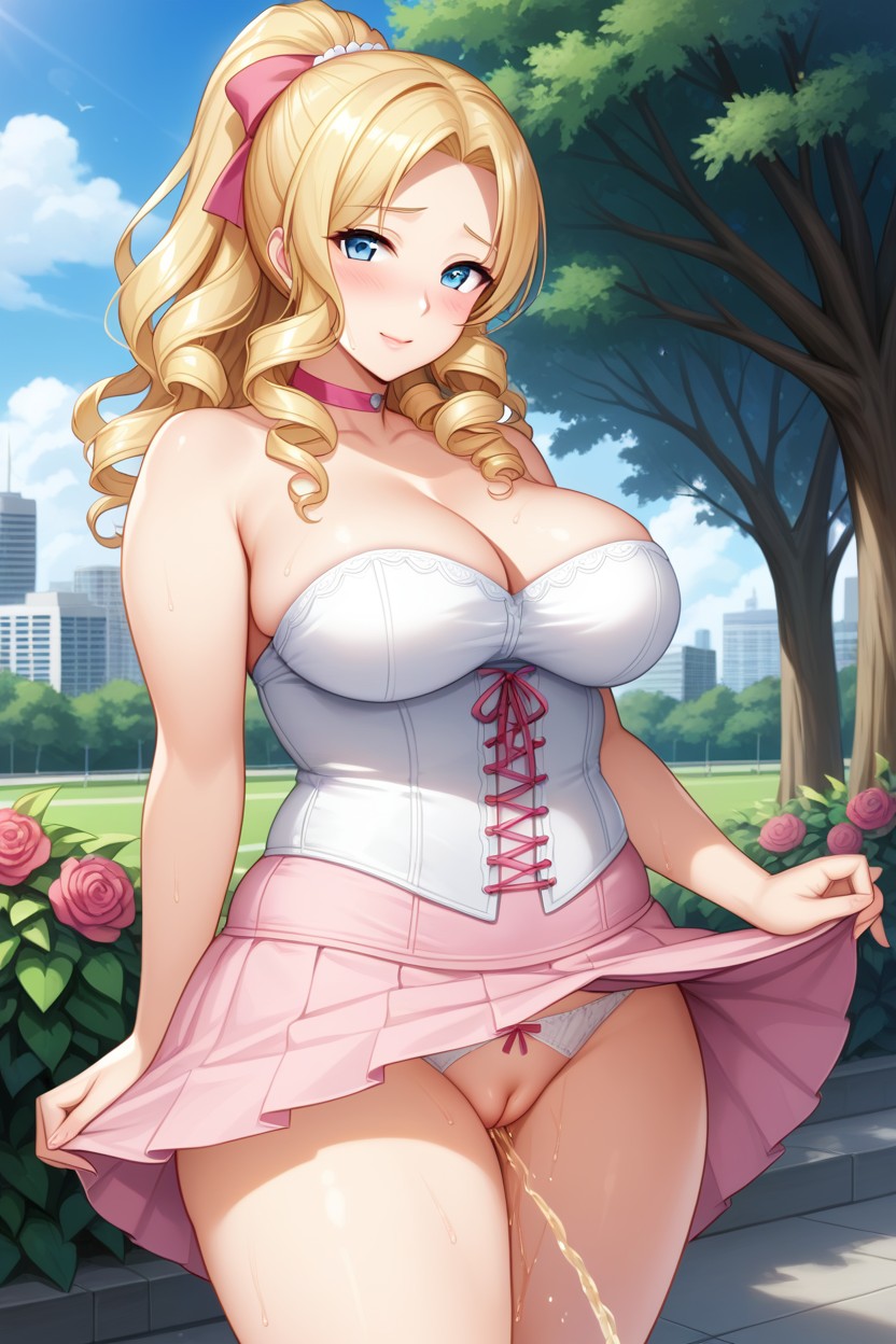 Big Perfect Breast, Perfect Waist, Big Thigh Hentai AI Porn