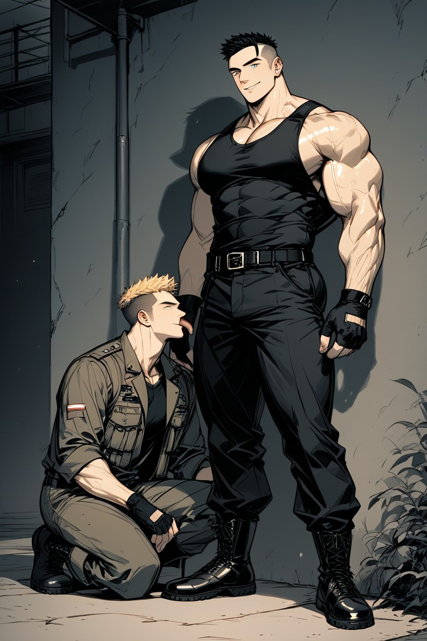 In Front Of The Other Man, 18+, Military Boots AI同性戀黃片