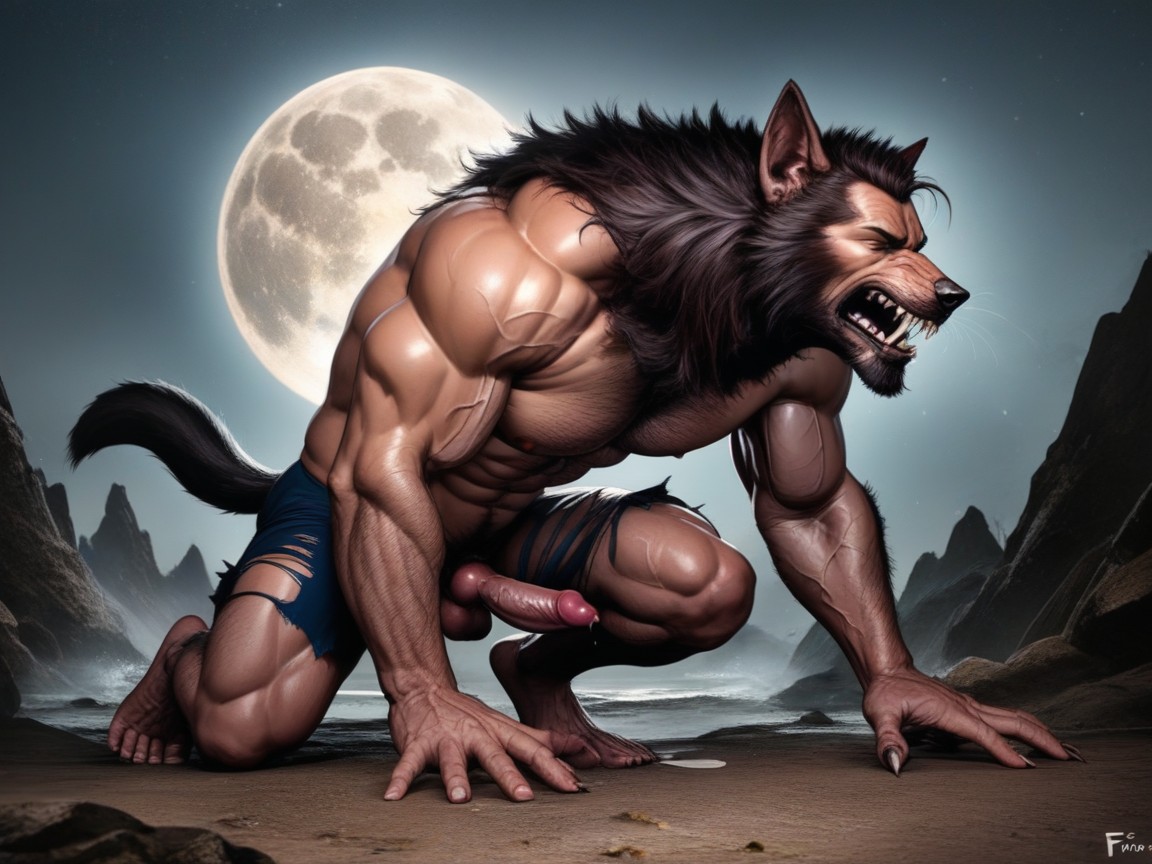 High Detail, Veiny Muscles, Legs Porno IA Gay