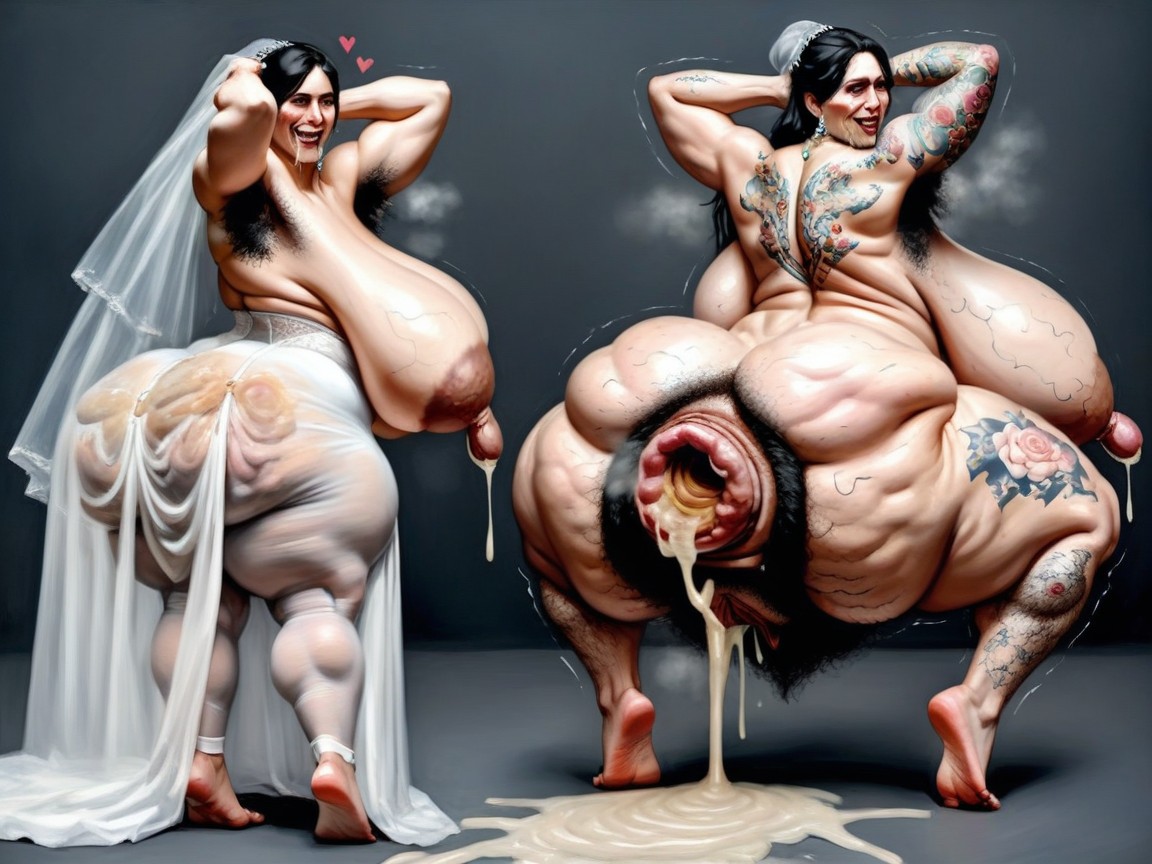 Bbc Owned, Cellulite, Full Body Tattoo AI Porn