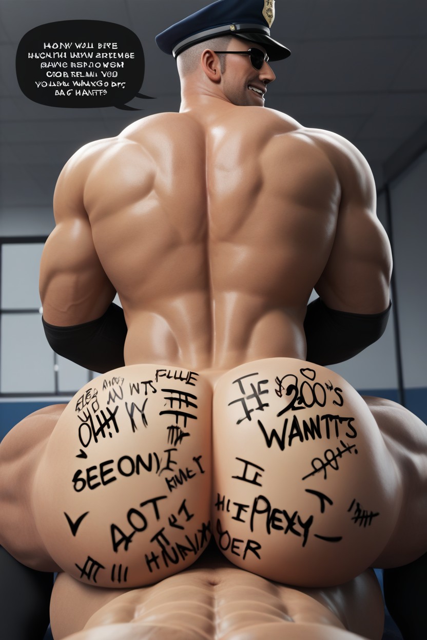Rounded Ass, Bottom Is Straight, Bottom Kills Tops With His Hole Pornografia gay com IA