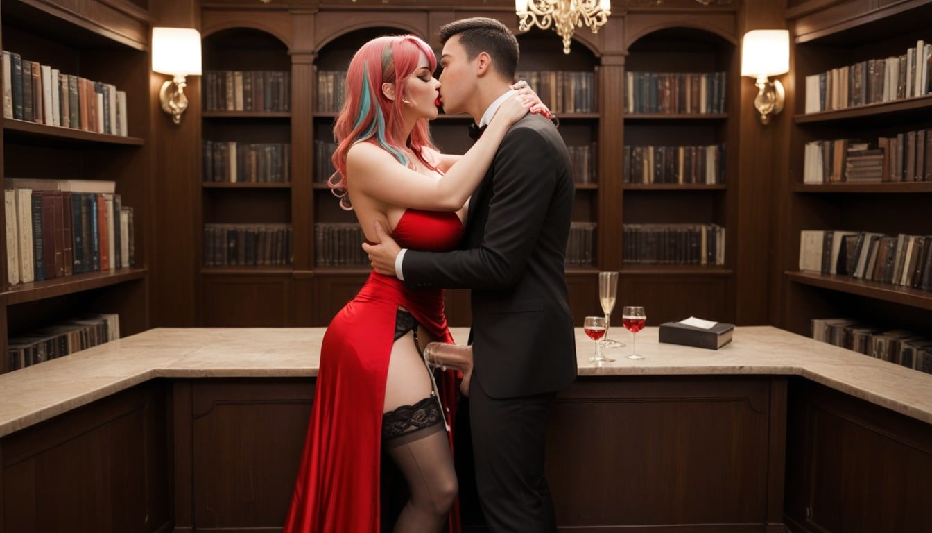 Side View, Kissing, Side View AI Porn