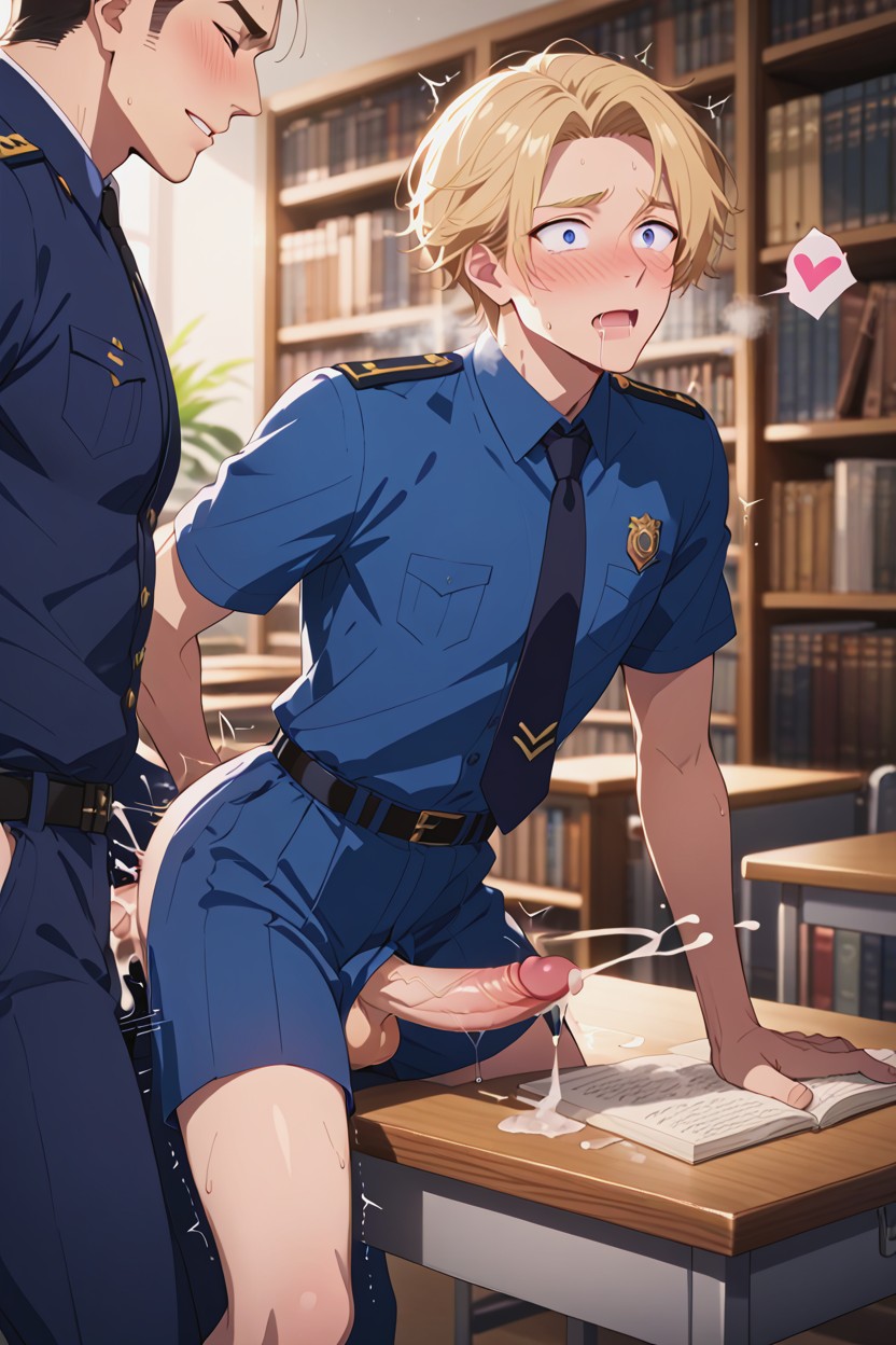 Wide View, Handsome, Shaking AI Gay Porn