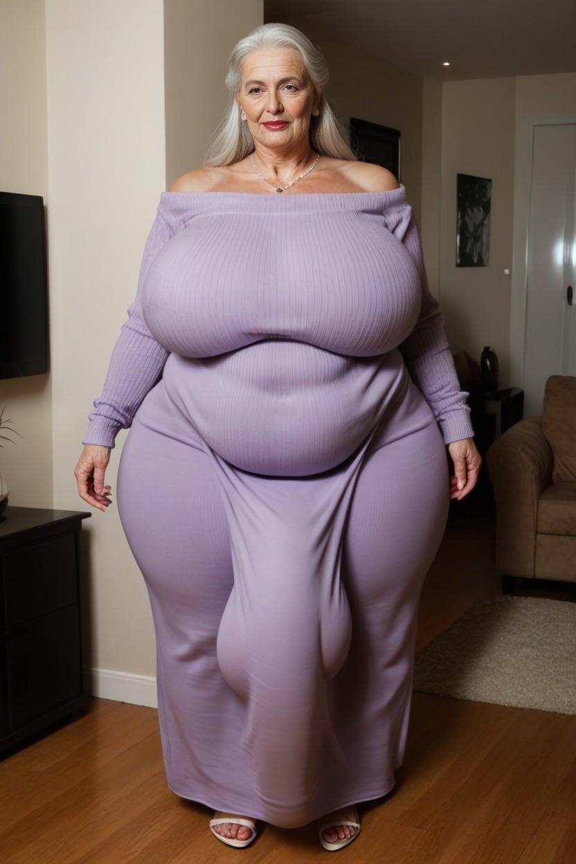 Big Belly, Gorgeous, Thick Thighs AI Porn