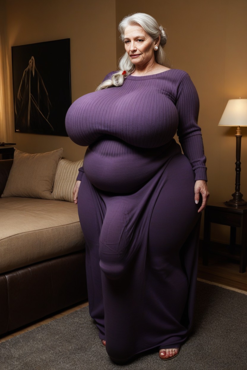 Ssbbw, Messy Living Room, Thick Thighs AI Porn