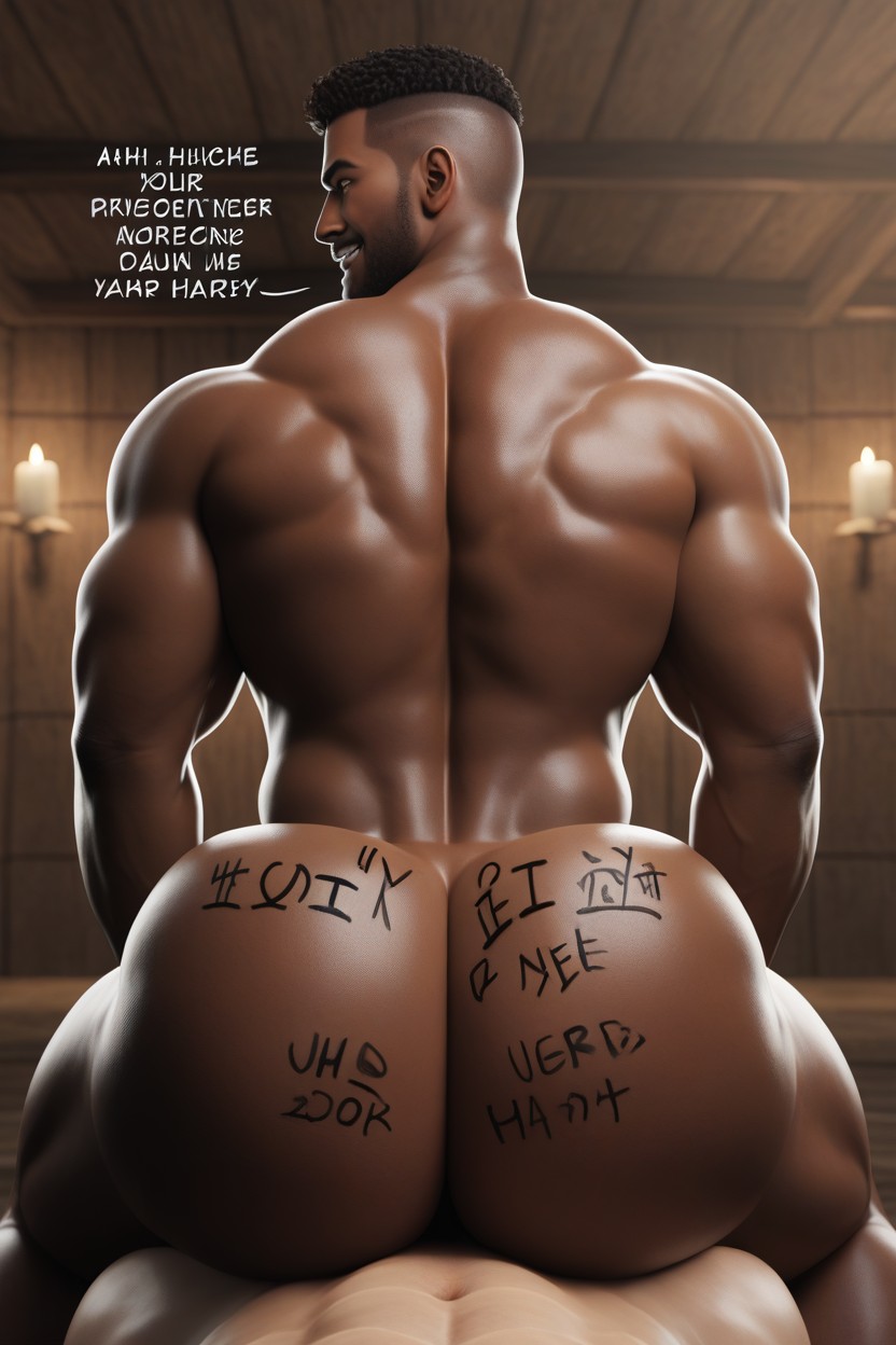 African Bottom Riding White Tops Dick, Dialogue, Hole Expertly Massages And Pleasures Dick Until Top Is Fatally Milked AI Gay Porn