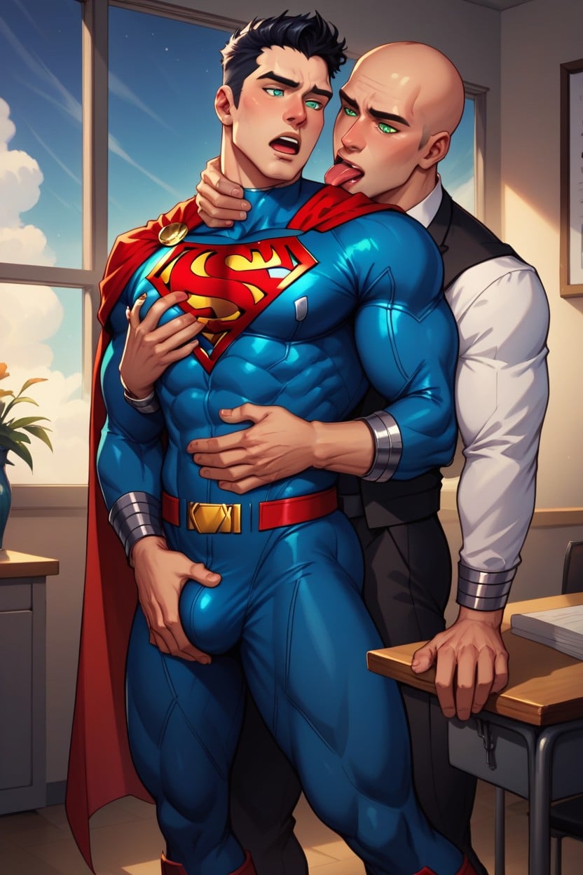 Black Business Suit, Being Groped, From Behind AI Gay Porn