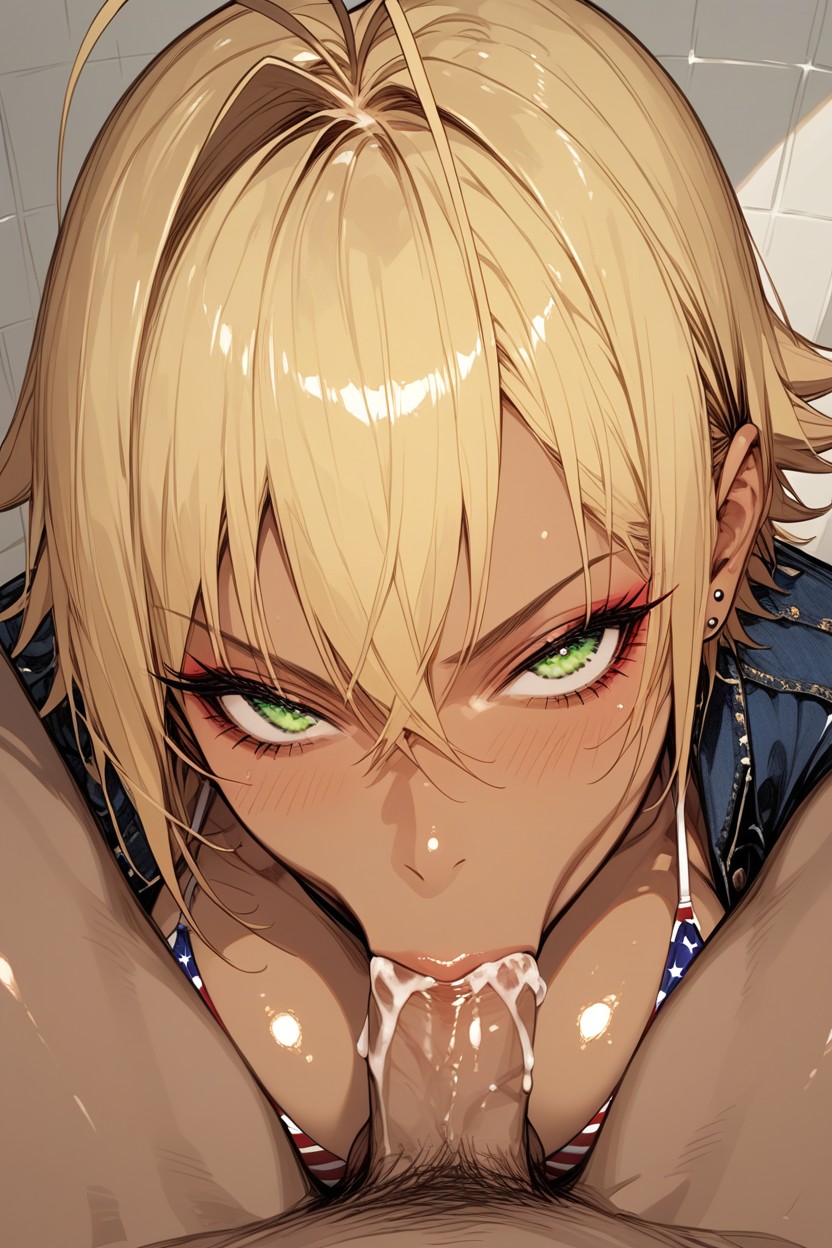Pouty Lips, Skinny, Choker Hentai AI Porn