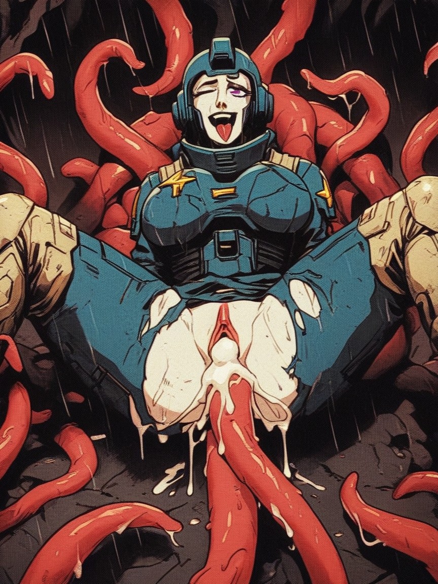 Full Body, Wink, Tentacles AI Porn