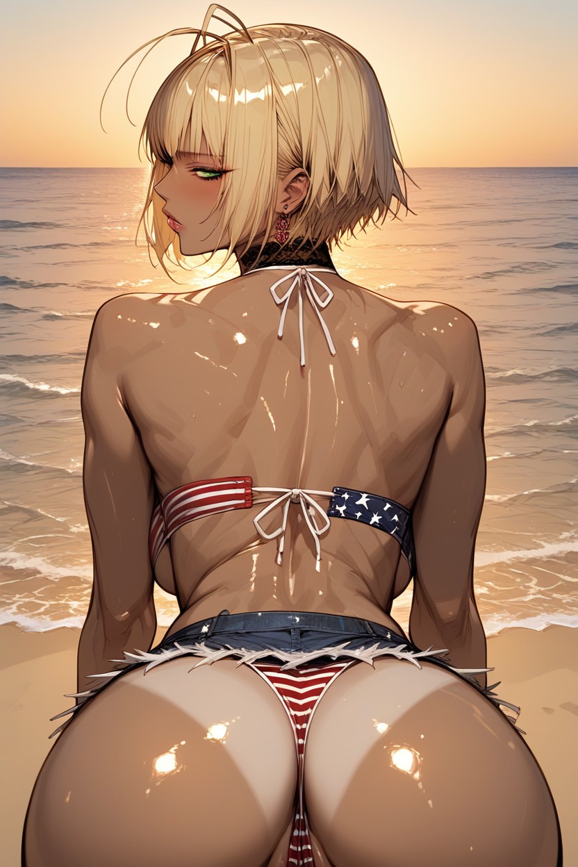 Wants Sex, Skinny, Beach Hentai AI Porn