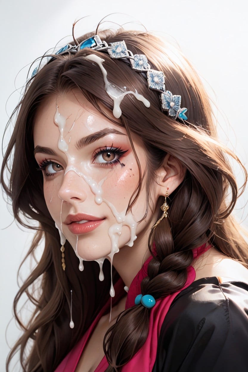 Extremely Large Cock On Face, Close Focus On Face, The Most Beautiful Woman Youve Ever Generated AI Porn