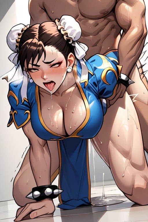 Cum On Everywhere, Drooling, Muscular Hentai AI Porn