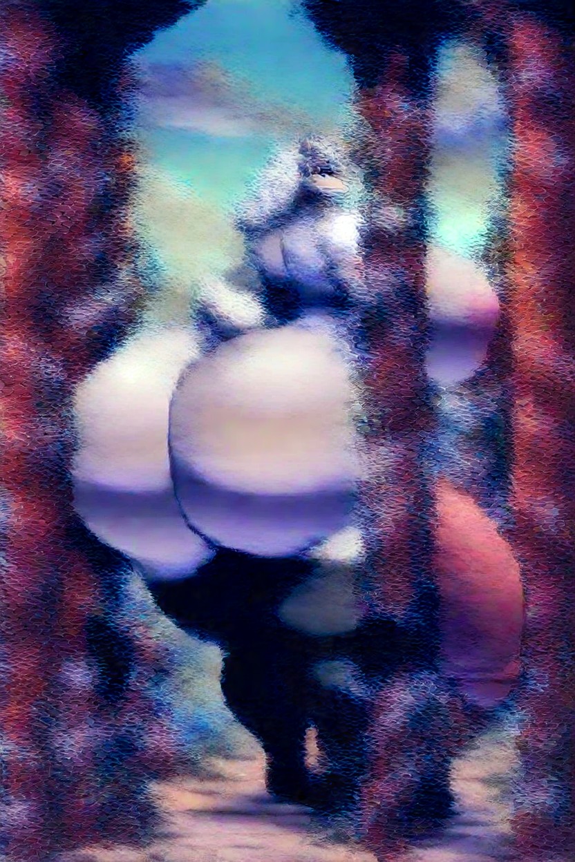 Ass Bigger Than Body, Extremely Long Penis, Naked Furry AI Porn