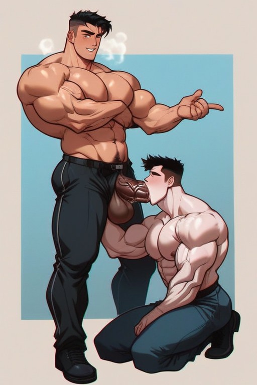 Smug, Anime Black Hair, Mean AI Gay Porn