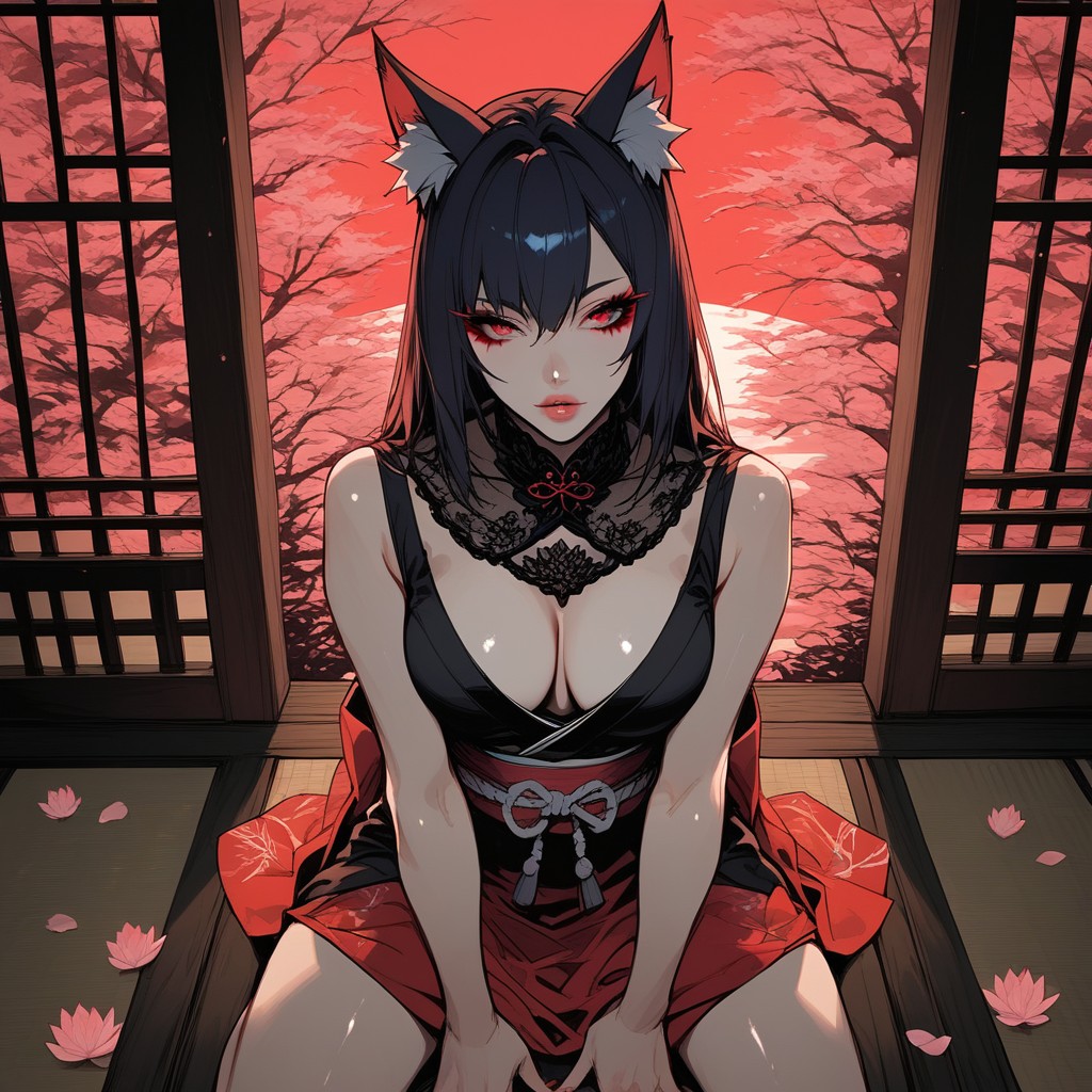 Dutch Angle, Torri Gate, Snatched Waist Hentai AI Porn