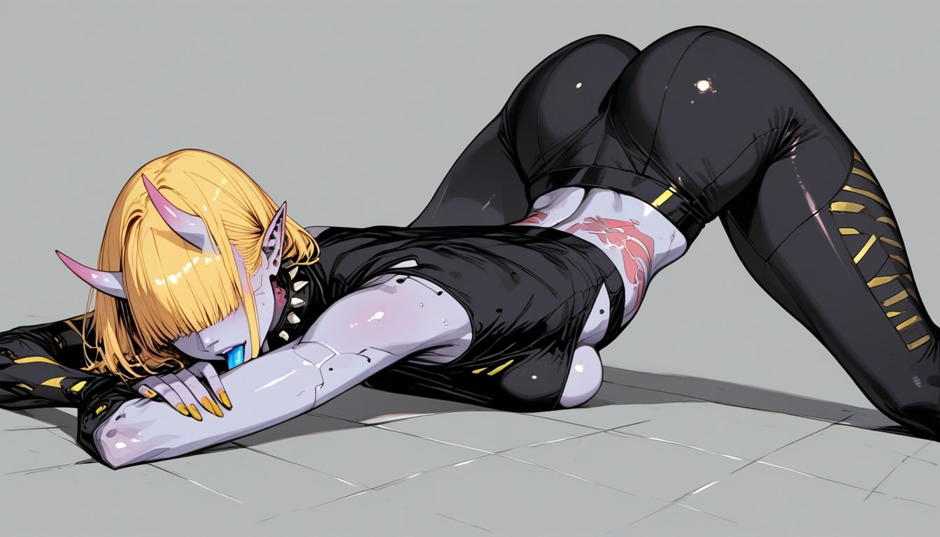 Long Tongue, Adidas Shoes, Pencil Waist Hentai AI Porn