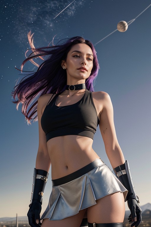 18+, Wind In Hair, Standing AI Porn