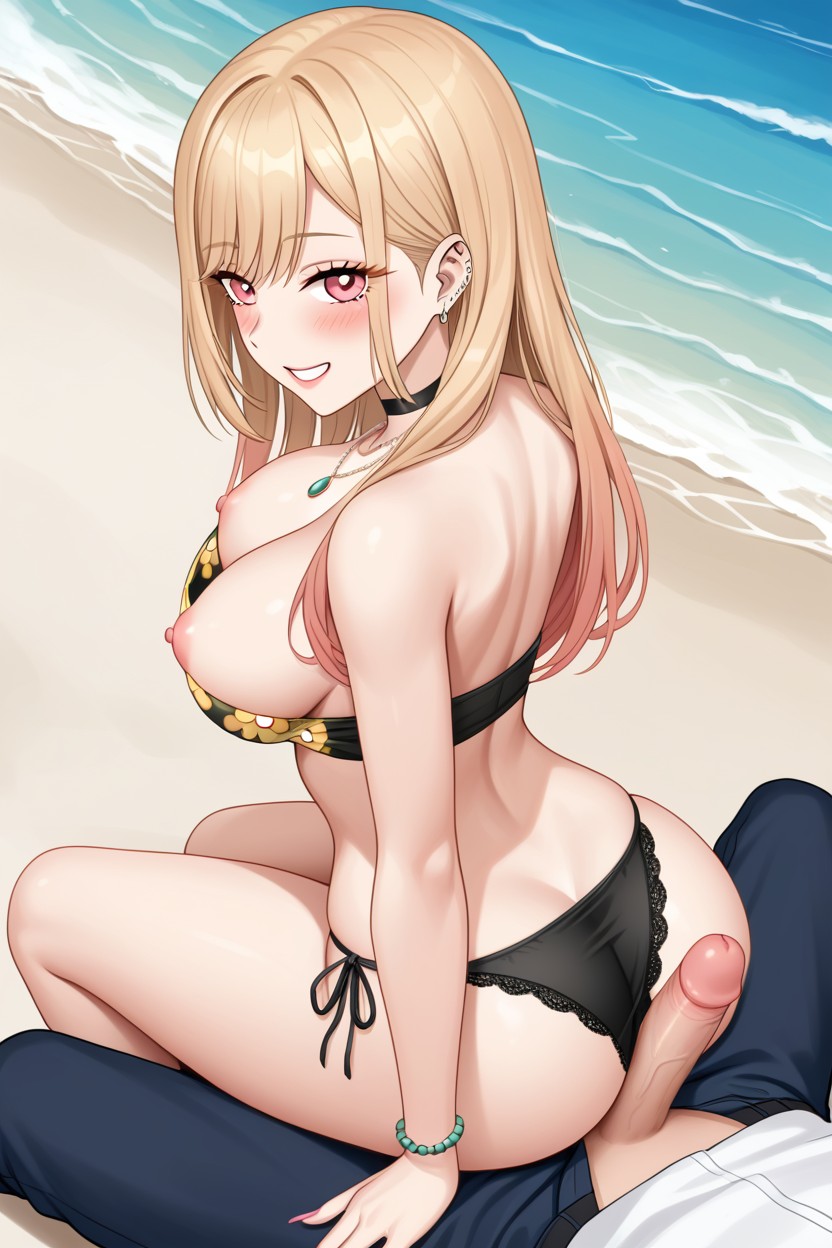 Top Down, Medium Breast, Horny Cock Hentai AI Porn