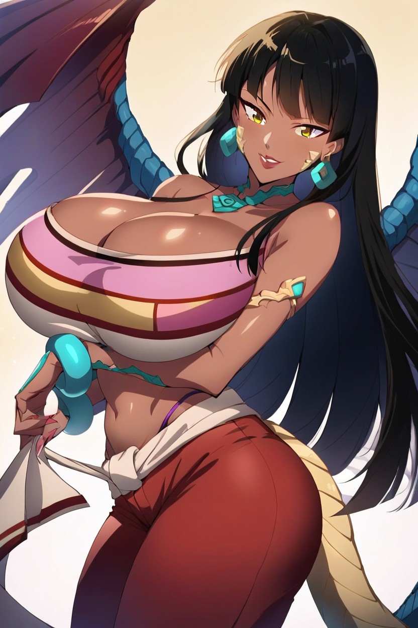Red Bandaeu, 25+, Pink Arm Sleeves Hentai AI Porn