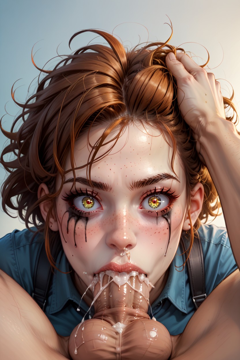 Facefuck, Grabbing Hair, Hdr AI Porn