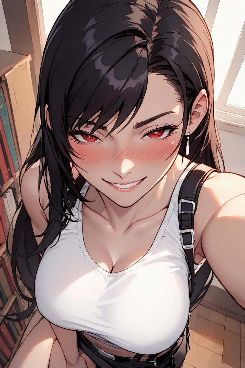 Horny, Drooling, Biting Lip Hentai AI Porn