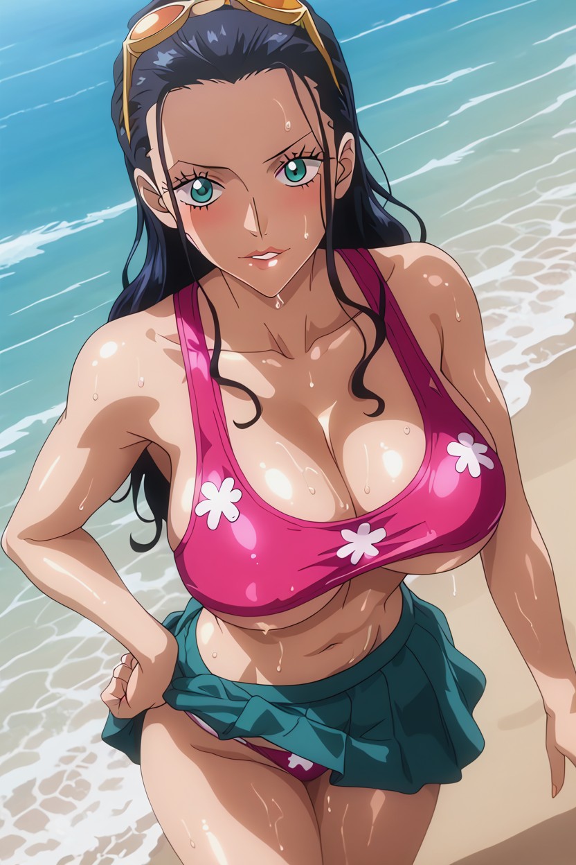 Large, Oiled Skin, Pet Pose Hentai AI Porn