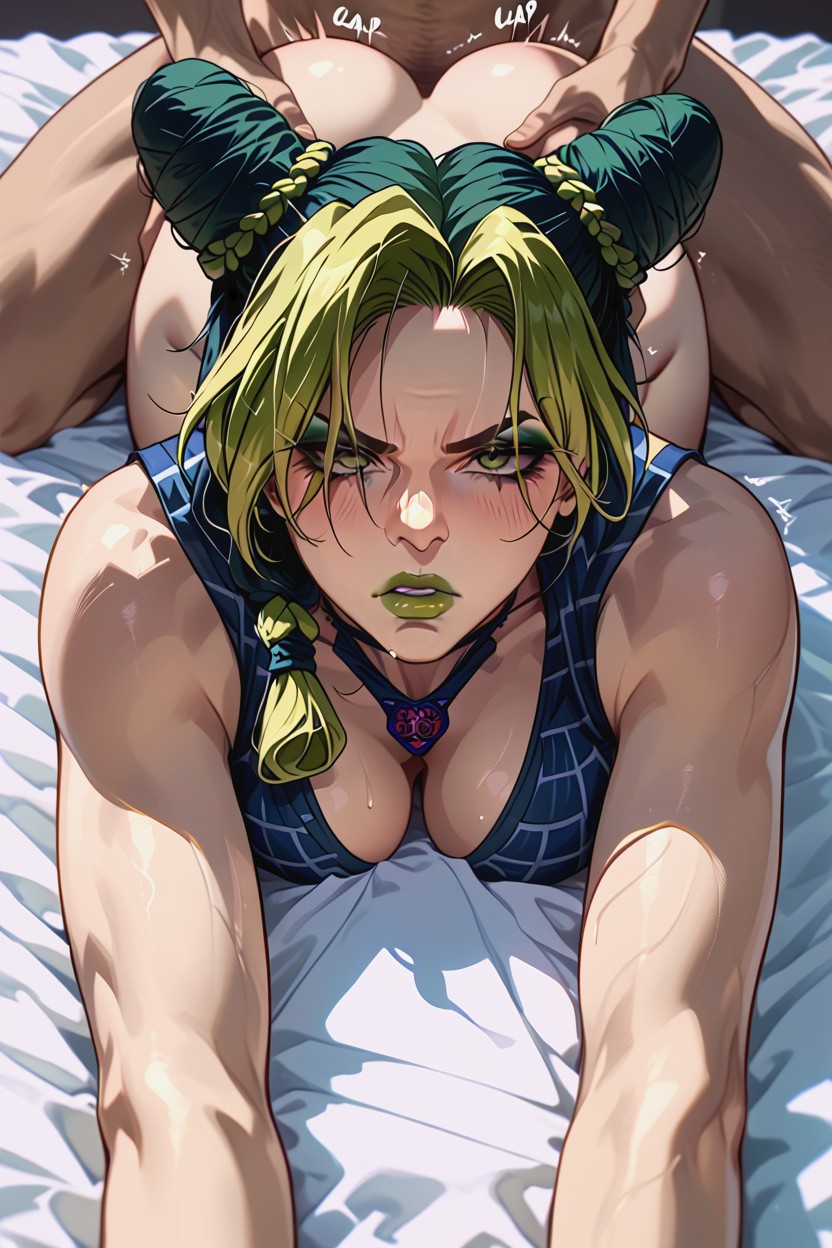 Groping Ass, Soft Breasts, Jolyne Ass Out Hentai AI Porn