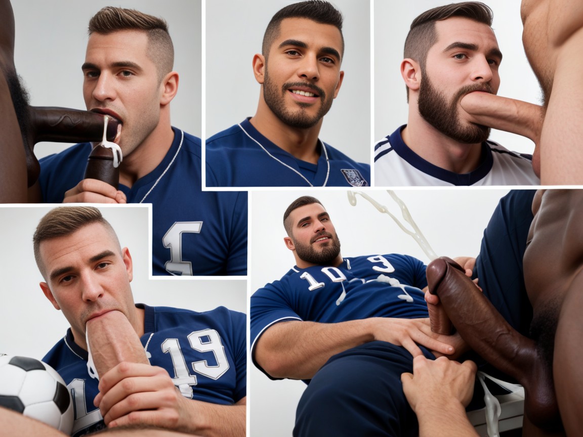 Only Men, Cum On Face, Autofellatio AI Gay Porn