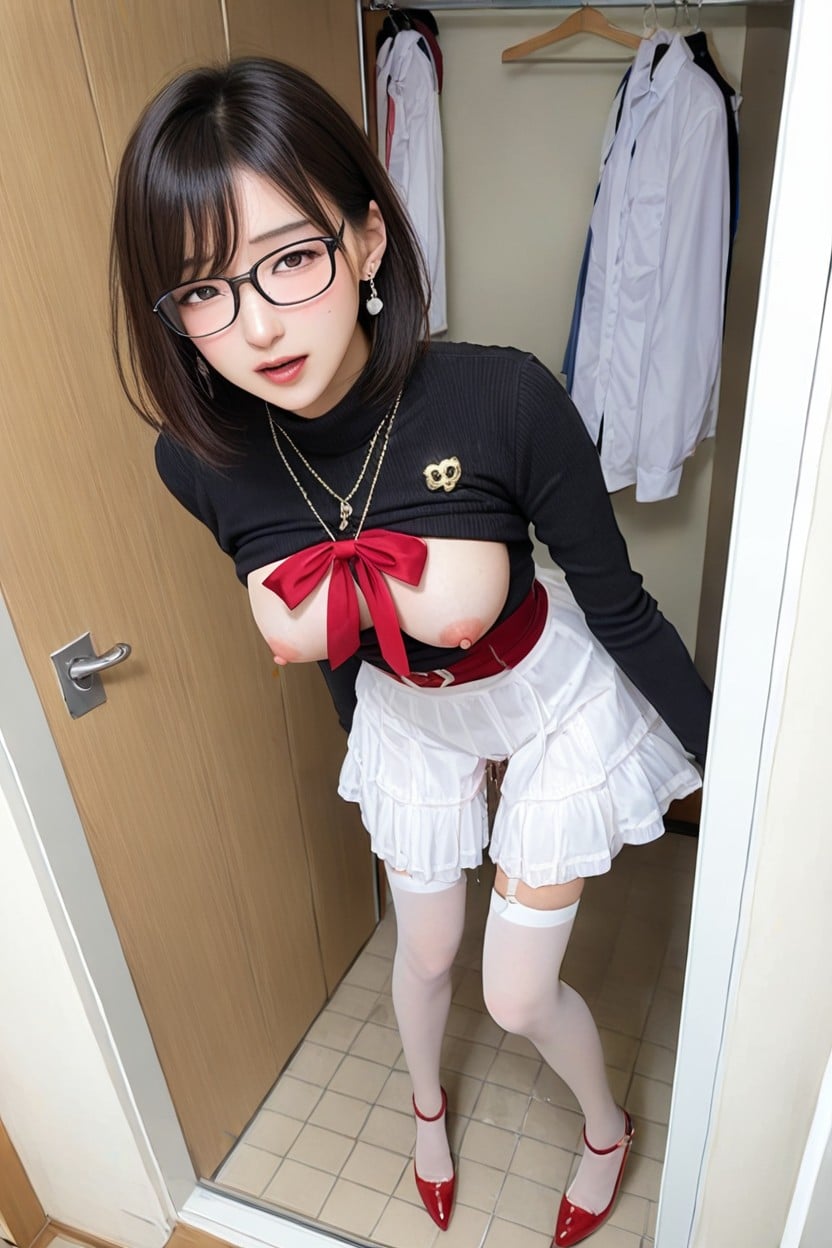 Breast Exposed, Person, Chinese Idol Asian AI Porn