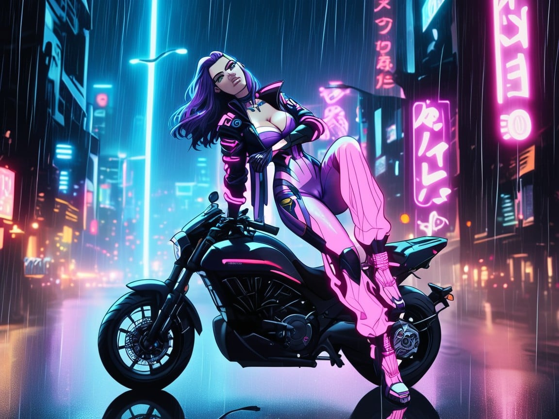 Cameltoe, Synth-leather, Long Torso AI Porn