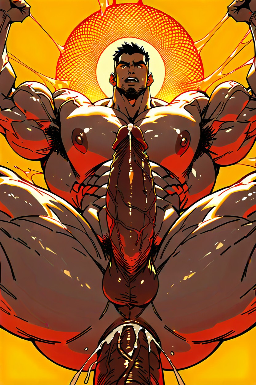 Hyper Muscles, Pov Anus, Gigantic Sized Muscles AI Gay Porn