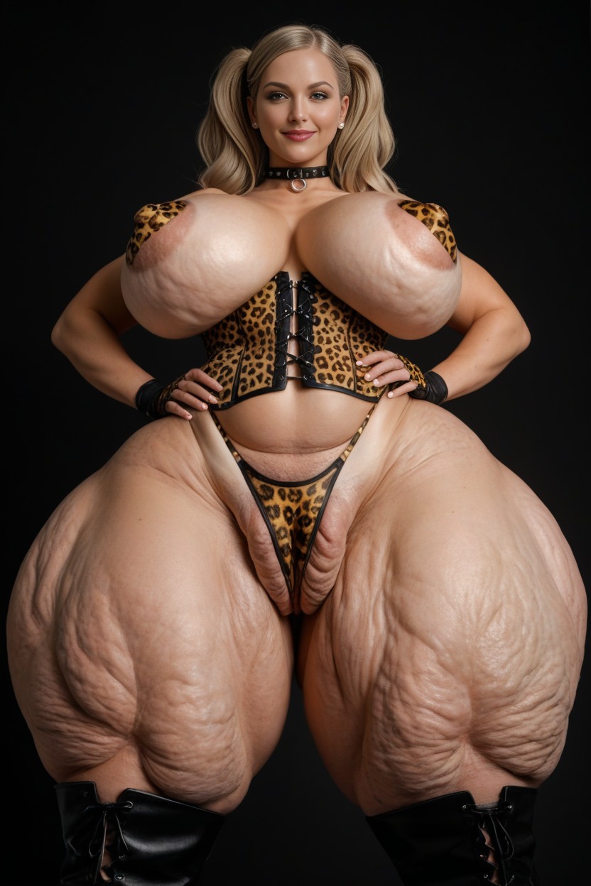 Leopard Underwear, Standing, Cosplay AI Porn