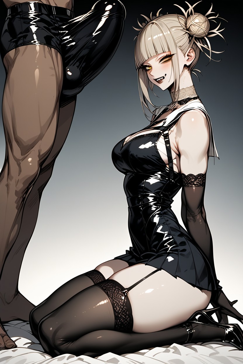 Straps, Side View, Makeup Hentai AI Porn