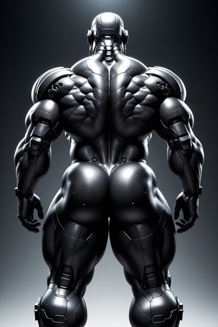 18+, Revealing Skin Textured With Elegant, Organic Plating Embedded Into Skin AI Gay Porn