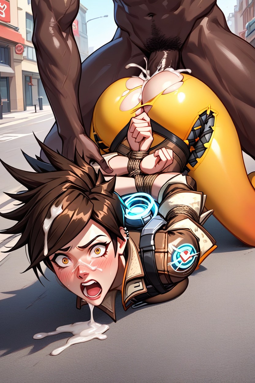 Pubic Hair, Rounded Breast, Yelling Hentai AI Porn
