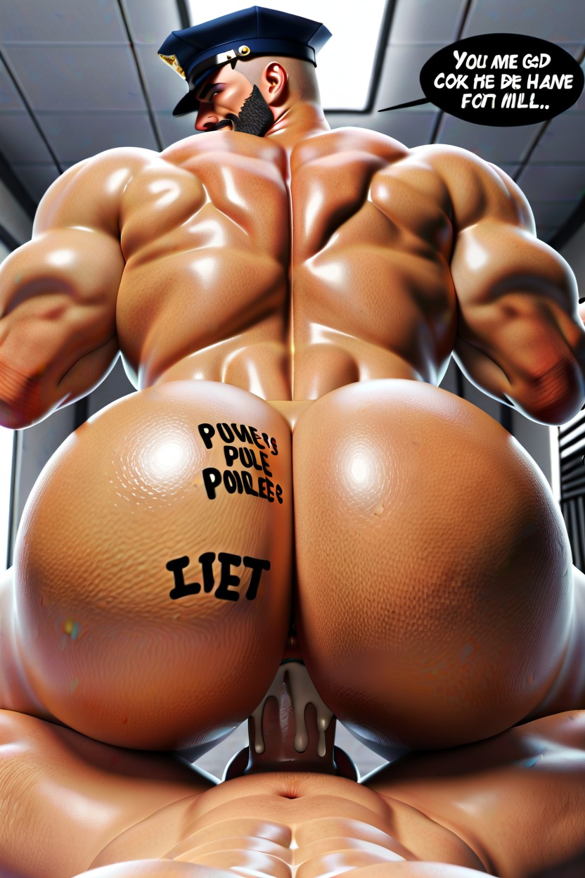 Sex, Masculine Bottom, Male Only AI Gay Porn