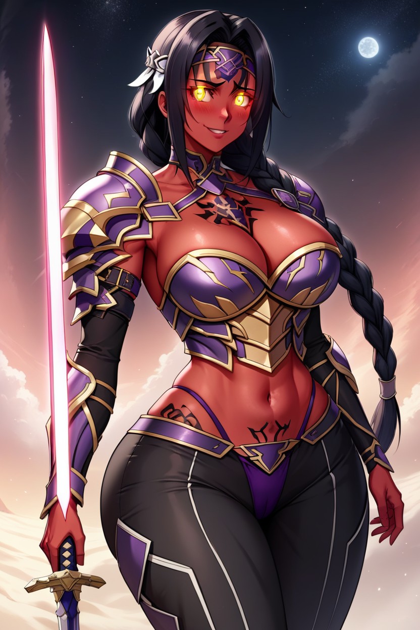 Black Sclera, High Resolution, Wide Hips Hentai AI Porn