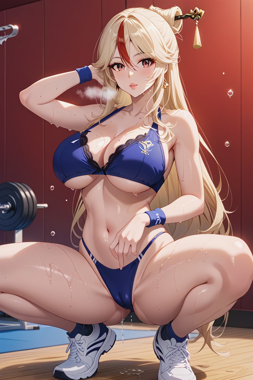 Bouncing Breast, Long Legs, Wasp Waist Hentai AI Porn