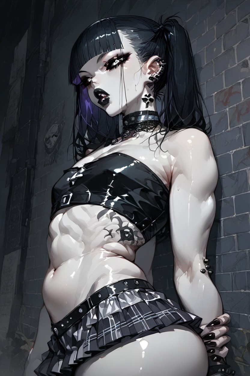 Small Ass, Goth, Ugly Obese And Fat Man Hentai AI Porn