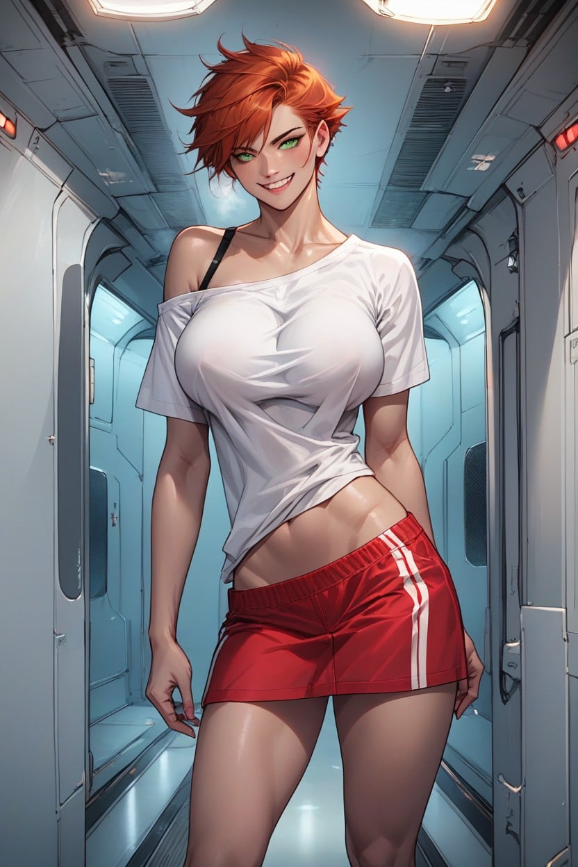 Oversized T-shirt, In Heat, Perfect Body Hentai AI Porn