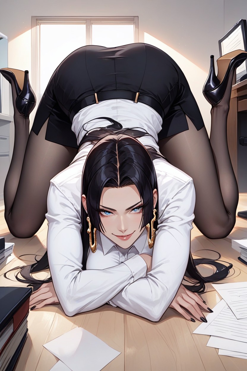 Ass Up, Bottom View, Anime Style Hentai AI Porn