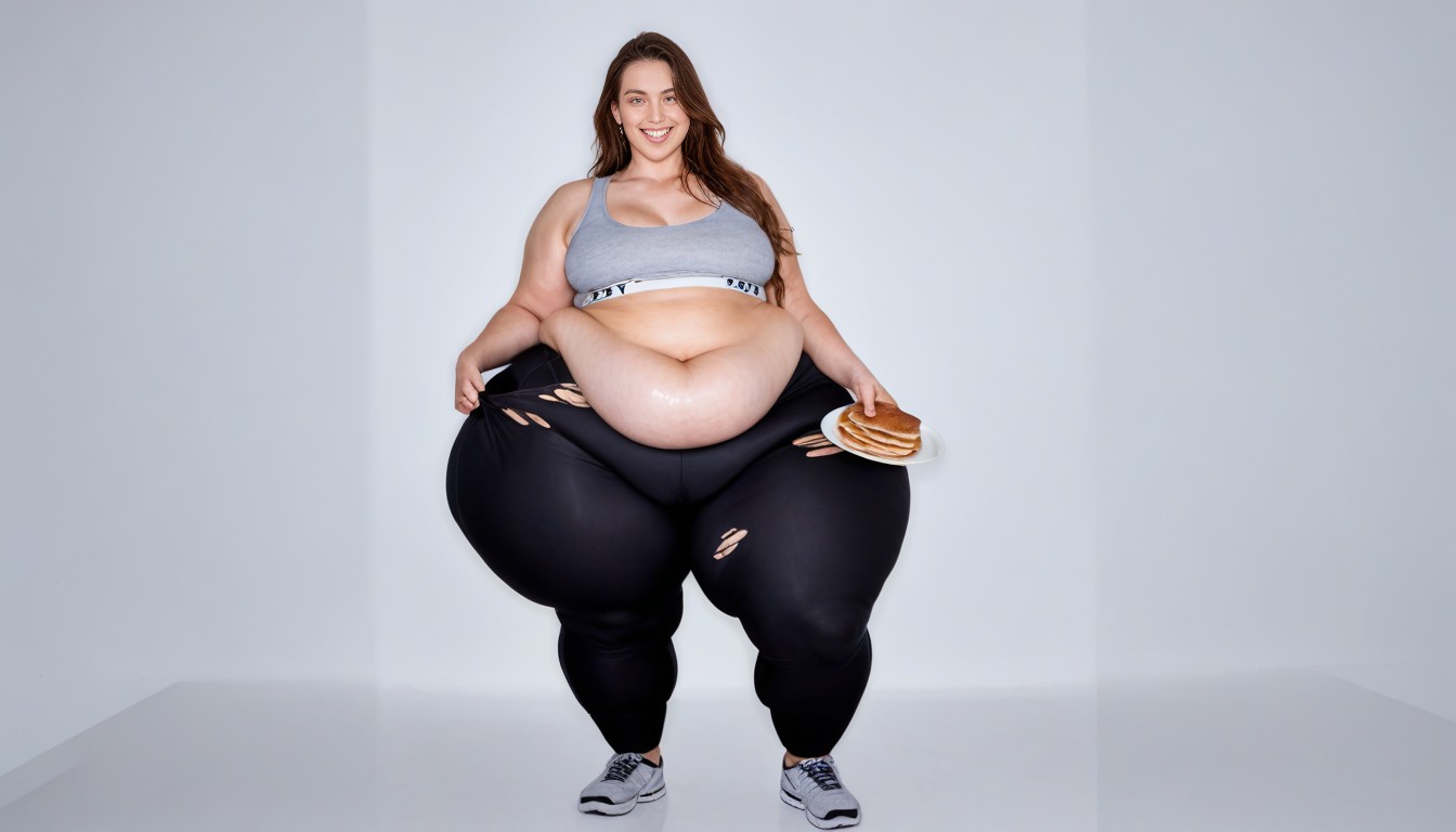 Stomach Bulge, Extremely Large Ass, Fatter AI Porn