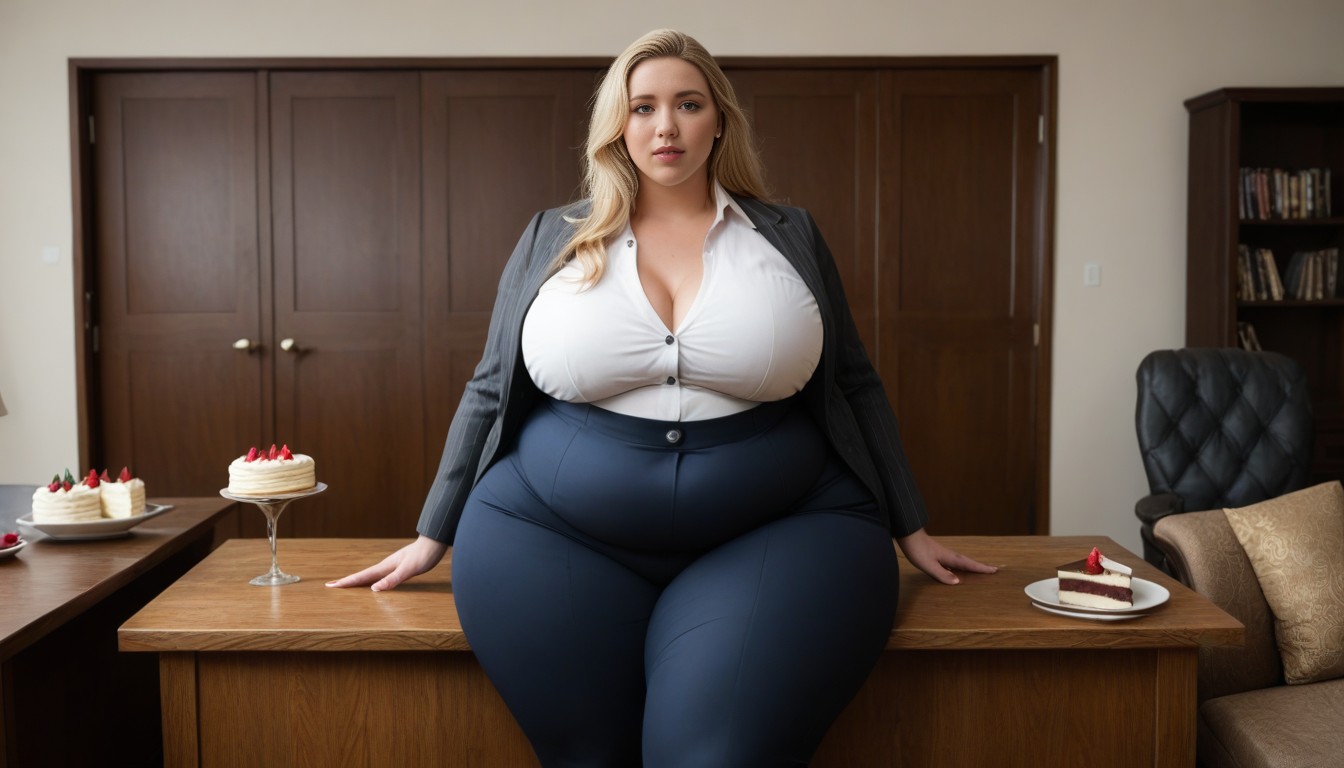 Extreme Fat Ssbbw, Massive Hips, Disproportionately Huge Hips AI Porn