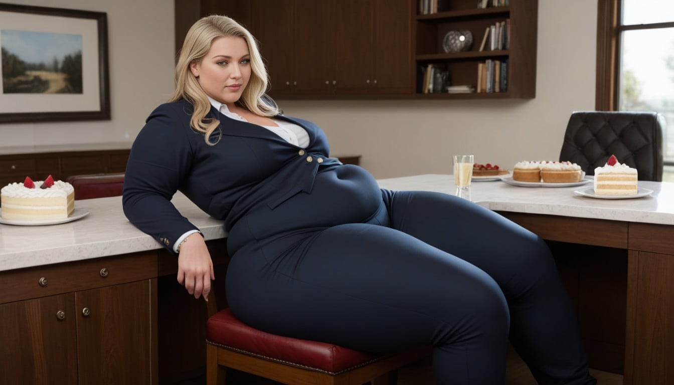 Bigger Hips, Small Breasts, Office Shirt AI Porn