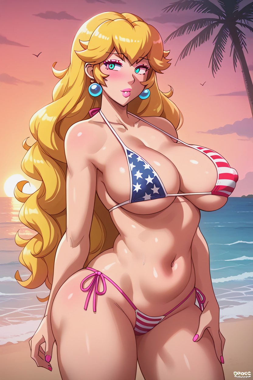 Nipple Bulge, Round Breasts, Round Face Hentai AI Porn