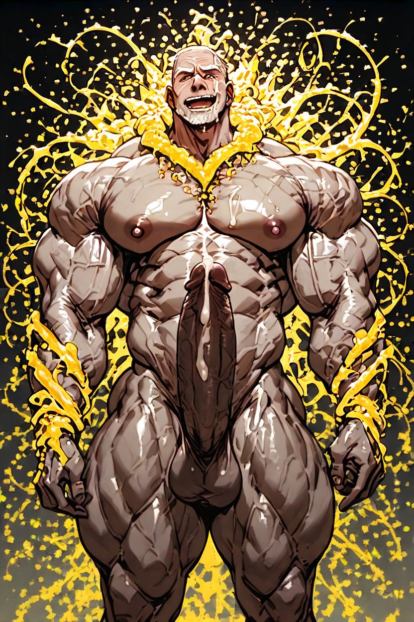Orgasm, Heavy Balls, Veiny Muscles AI Gay Porn