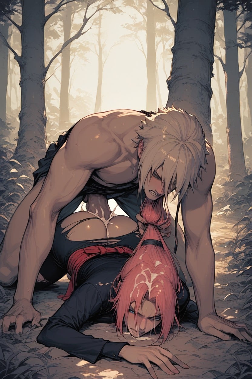 Ripped Clothes, Hard, Rough Hentai AI Porn