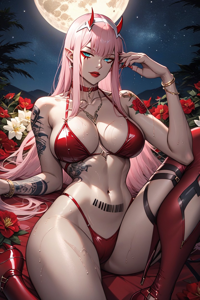 Barcode Tattoos, Spanking, Starry Sky Hentai AI Porn